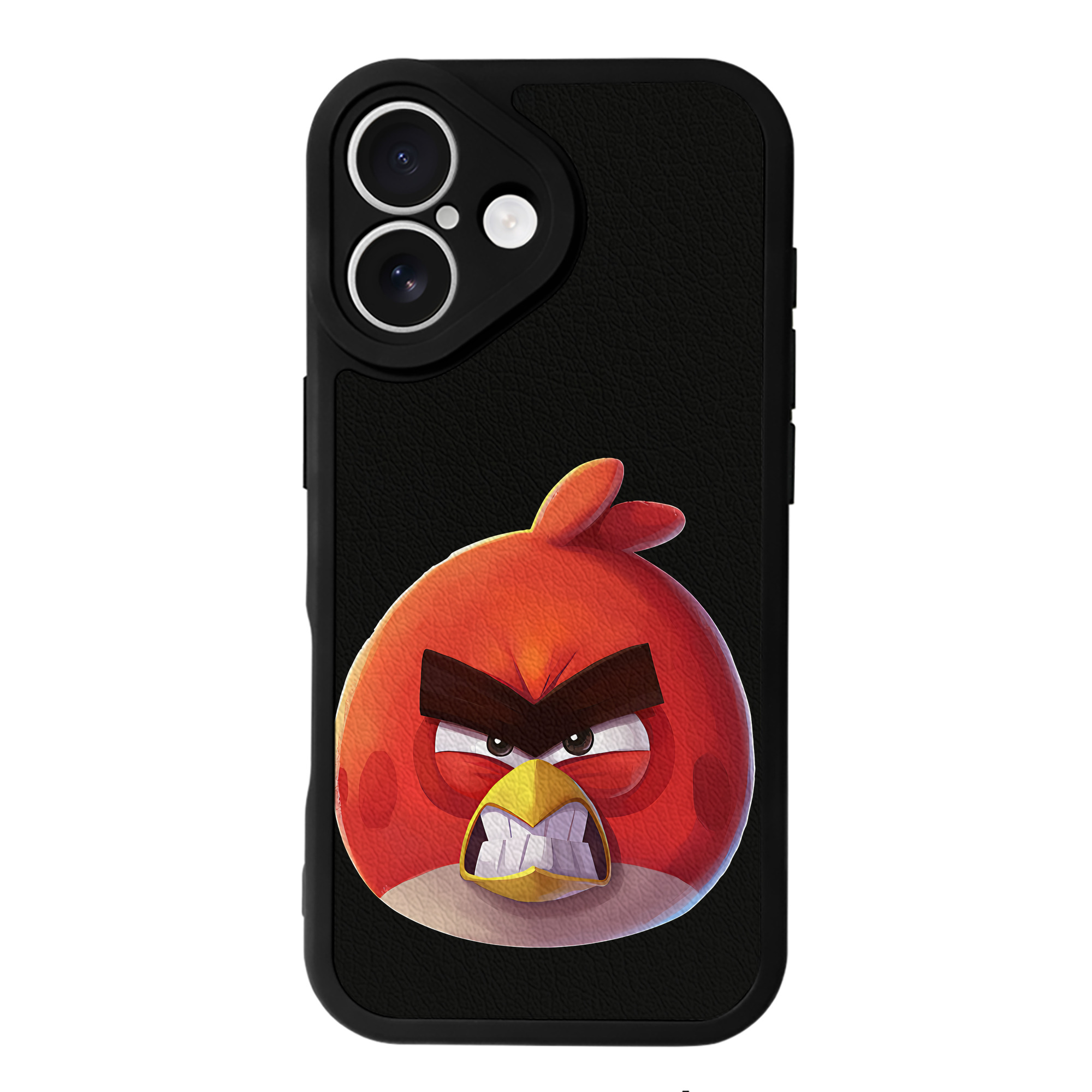 （画像用） Angry Birds アングリーバード 【iPhone 16シリーズ対応】シリコンスマホケース（レザー調） 材質：シリコン
